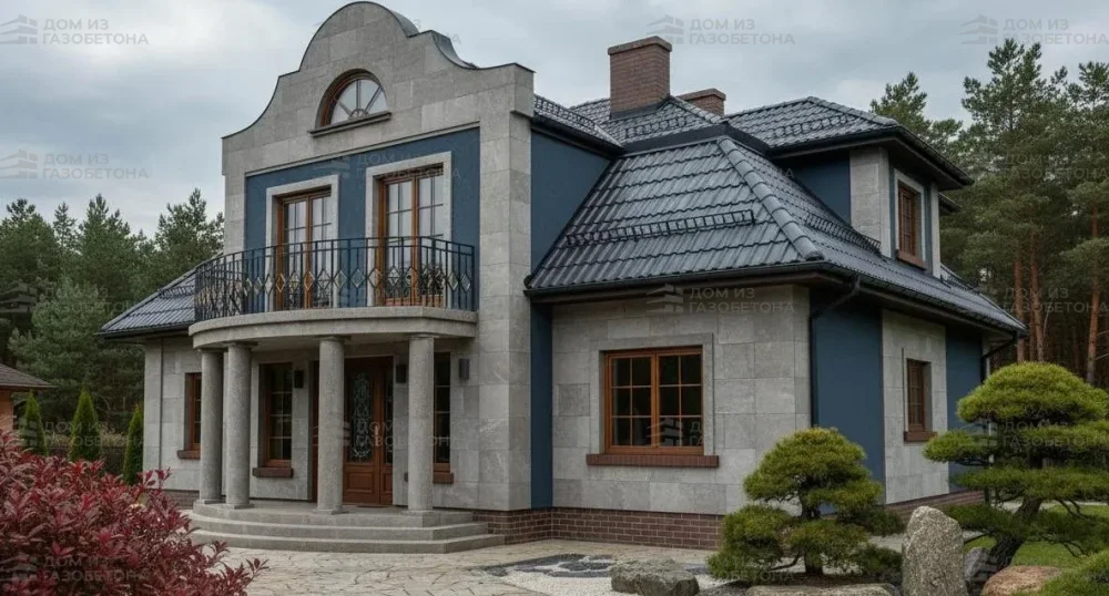 Проект Двухэтажный дом 15 на 13, 329 м2