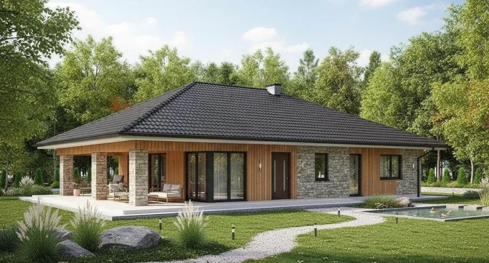 Проект Одноэтажный дом 20 на 14, 190 м2