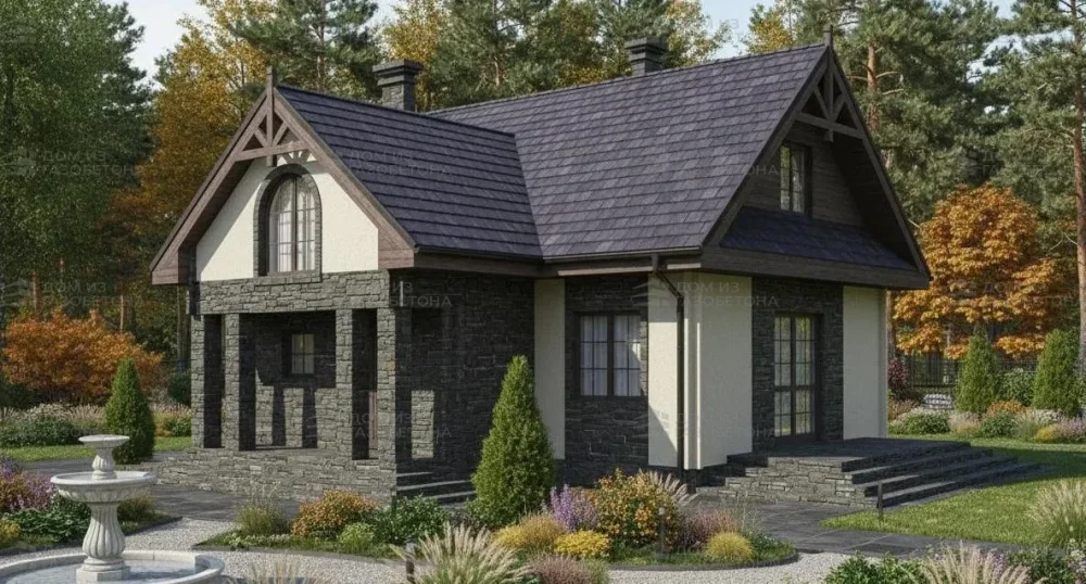 Проект Двухэтажный дом 11 на 11, 137 м2