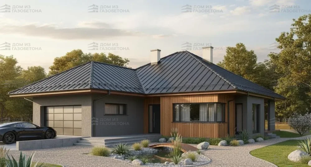 Проект Двухэтажный дом 16 на 20, 258 м2