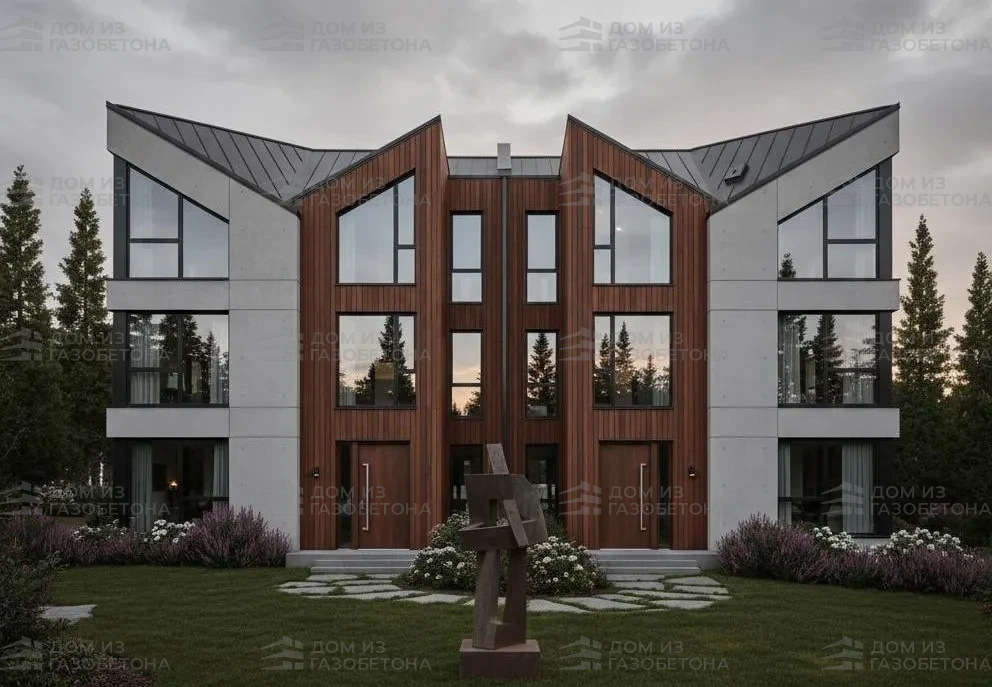 Проект Двухэтажный дом 15 на 14, 153 м2