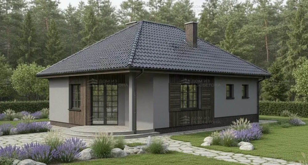 Проект Одноэтажный дом 12 на 10, 85 м2