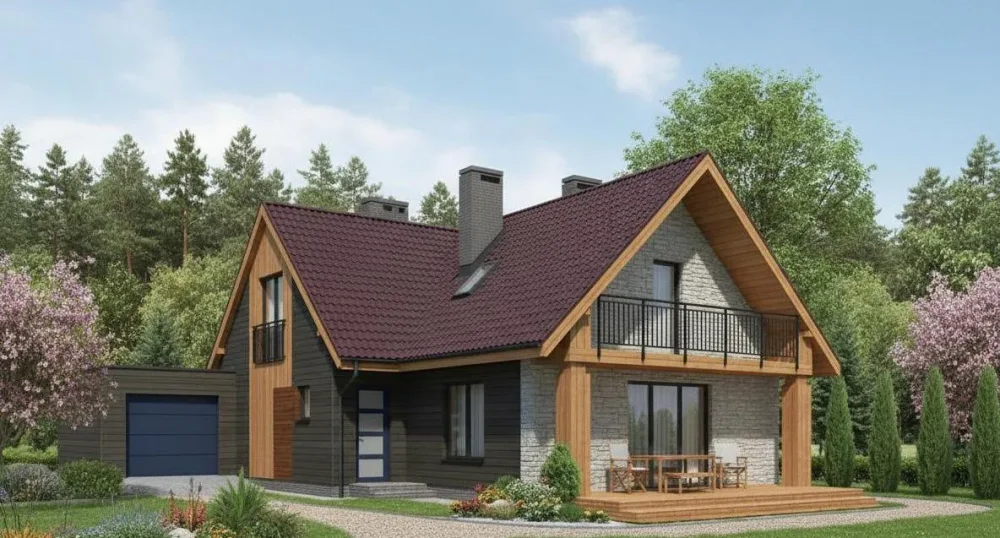 Проект Двухэтажный дом 11 на 20, 172 м2