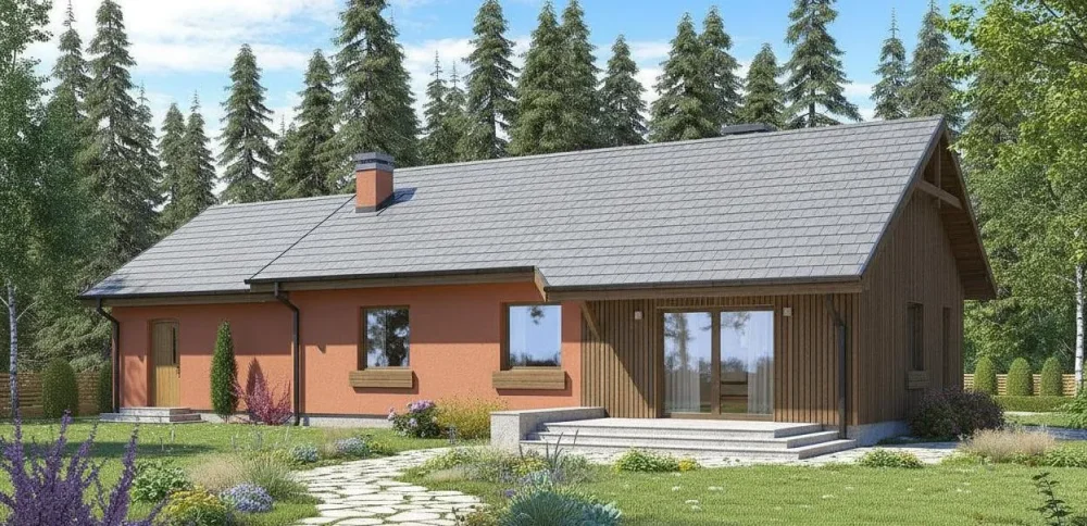 Проект Одноэтажный дом 20 на 10, 146 м2